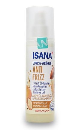 ISANA-Кондиціонер-спрей для волосся Isana Anti Frizz 200 мл-4305615627434-