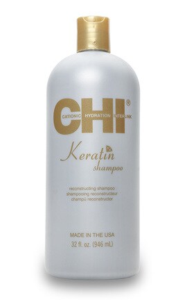 KERATIN-Шампунь для волосся відновлювальний кератиновий Chi Keratin Reconstructing 946 мл-633911731772-