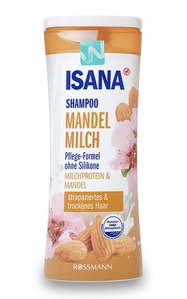ISANA-Шампунь для волосся Isana з мигдальним молочком 300 мл-4305615566139-