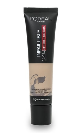 L'OREAL PARIS-Тональний крем L`Oreal Paris Infaillible 24h Матове покриття 110 Рожева ваніль 30 мл-3600523784400-