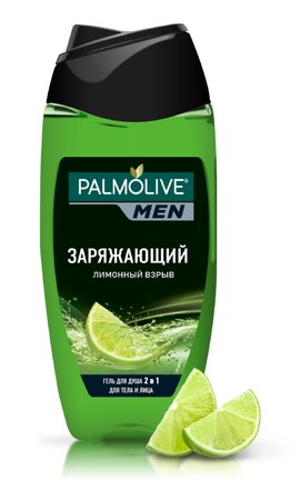 PALMOLIVE-Гель для душу Palmolive Men 2в1 Лимонний вибух для тіла й обличчя для чоловіків 250 мл-8693495050074-