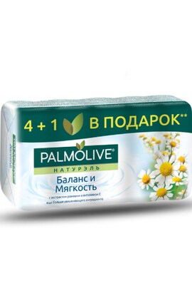 PALMOLIVE-Мило Palmolive Натурель Баланс та М'якість З екстрактом ромашки та вітаміном Е 350 г-8693495047616-