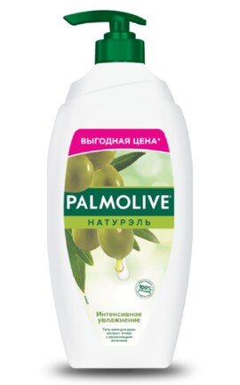 PALMOLIVE-Гель-крем для душа Palmolive Натурель Интенсивное увлажнение Оливка и увлажняющее молочко с дозатором 750 мл-8850006534182-
