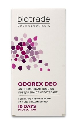 BIOTRADE-Шариковый антиперспирант для тела Biotrade Odorex длительного действия 10 дней защиты 40 мл-3800221840891-