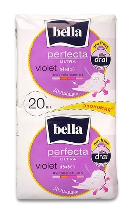 BELLA-Прокладки жіночі гігієнічні Bella Perfecta Ultra Violet 20 шт-5900516306045-