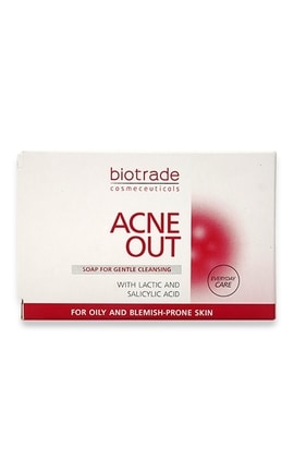 BIOTRADE-Мыло для глубокой очистки кожи лица Biotrade Acne Out 100 г-3800221840204-