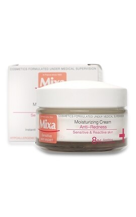 MIXA-Увлажняющий крем для чувствительной кожи лица Mixa Anti-redness против покраснений 50 мл-3600550995220-