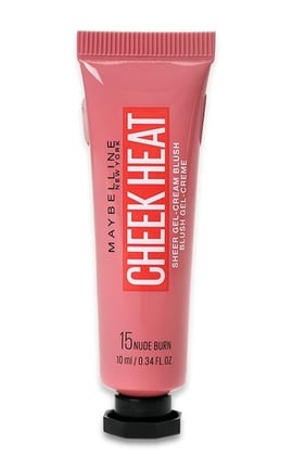 MAYBELLINE NY-Рум'яна для обличчя гель-кремові Maybelline New York Cheak Heat Nude Burn відтінок 15 1 шт-3600531591304-