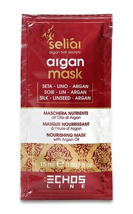 ECHOSLINE-Маска для волосся Echos Line Seliar Argan Mask 15 мл-8008277034300-