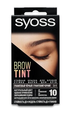 SYOSS-Стійка фарба для брів Syoss Brow Tint тон 4-1 Темно-каштановий 1 шт-4015100327724-