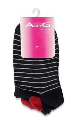 ART G-Носки женские Art G размер 23-25 ​​Синие в полоску 1 шт-4823102963150-