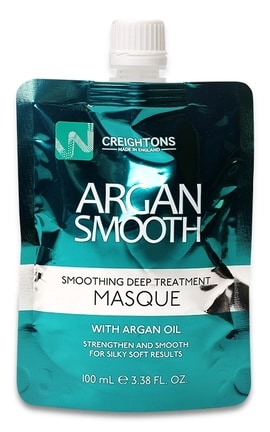 CREIGHTONS-Маска для волосся Creightons Argan Smooth З аргановою олією Для усіх типів шкіри Для сухого пофарбованого волосся 100 мл-5015833320183-