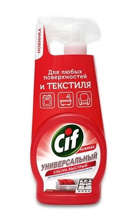 CIF-Спрей универсальный для уборки Cif Ультра для всех поверхностей и текстиля 500 мл.-8710908602733-