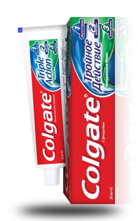 COLGATE-Комплексна зубна паста Потрійна дія Colgate Натуральна м'ята 50 мл-7891024128978-