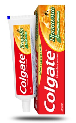 COLGATE-Зубна паста Colgate Прополіс Свіжа м'ята 100 мл-7891024131435-