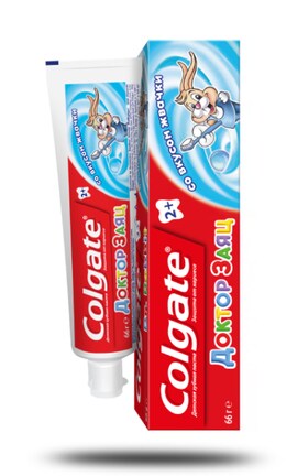 COLGATE-Зубная паста детская Colgate Врач заяц 50 мл-4606144005381-