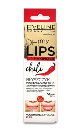 EVELINE-Блиск для губ Eveline Cosmetics Oh! My lips Lip Maximizer Chili з ефектом збільшення губ 5 мл-5903416001904-