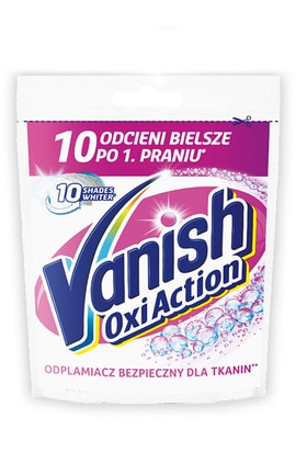 VANISH-Пятновыводитель и отбеливатель Vanish Oxi Action Gold Хрустальное белье 30 г-5900627063776