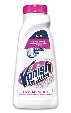 VANISH-Рідкий плямознищувач Vanish Кришталева білизна 450 мл-5949031308998