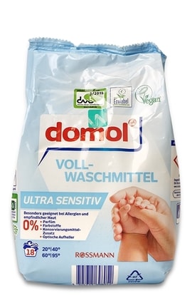 DOMOL-Пральний порошок Domol Ultra Sensitiv 1215 г-4305615698052