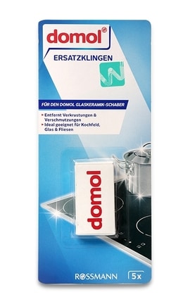 DOMOL-Запасные лезвия для скребка для варочных поверхностей Domol 5 шт-4305615070674-