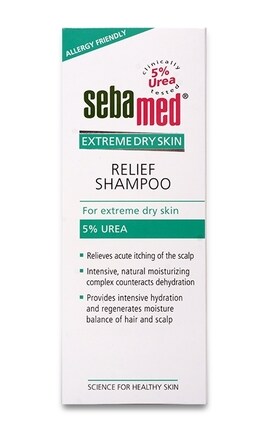 SEBAMED-Шампунь для волос Sebamed Relief Shampoo 5% Urea очень сухих волос 200 мл-4103040920010-