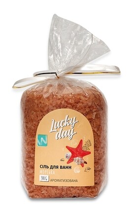 LUCKY DAY-Соль для ванн Lucky Day Морская ароматизированная Горячий шоколад с корицей 300 г-4820091146434-