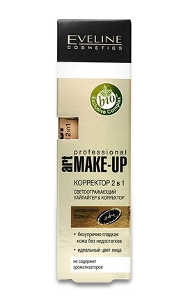EVELINE-Корректор Eveline Cosmetics Art Professional Make-up Face Concealer 2in1 тонн 05 Nude 7 мл-5907609339195-