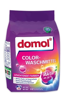 DOMOL-Безфосфатний пральний порошок  Domol для кольорової білизни 1,3 кг-4305615596389