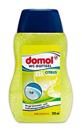 DOMOL-Гель для дезінфекції унітазів концентрований Domol Лимонна свіжість 200 г-4305615187860