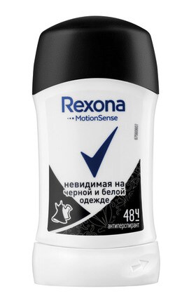 REXONA-Антиперспірант олівець жіночий Rexona Невидима на чорному та білому одязі 40 мл-50076611-