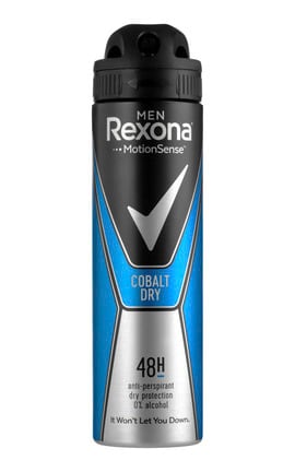 REXONA-Антиперспірант-спрей чоловічий Rexona Кобальт 150 мл-8717163663493-