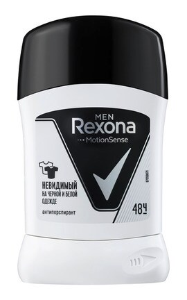 REXONA-Антиперспірант-олівець чоловічий Rexona Men невидимий на чорному та білому одязі 50 мл-46143617-