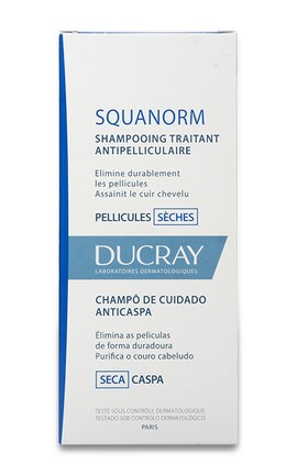 DUCRAY-Шампунь для волос Ducray SquaNorm Против сухой перхоти Для всех типов волос 200 мл-3282770140484-