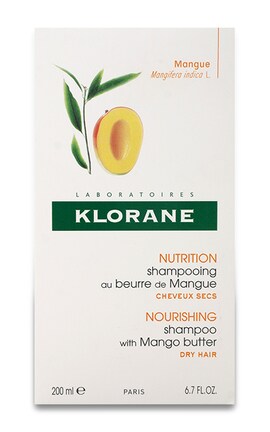 KLORANE-Шампунь для волос Klorane Питательный с маслом манго 200 мл-3282770140934-