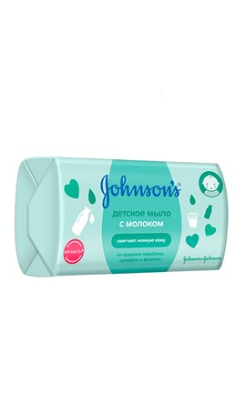 JOHNSON'S-Мило дитяче Johnson's Baby з молоком 100 г-3574661329192-