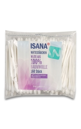 ISANA WATTE-Гігієнічні палички Isana 160 шт-4305615719207-