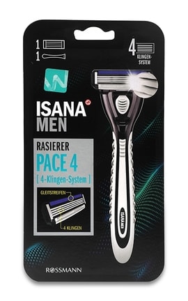ISANA MEN-Станок для бритья мужской Isana Men Pace 4 1 шт-4305615613925