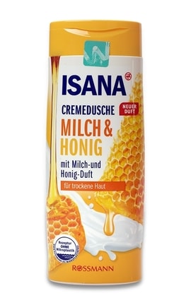 ISANA-Крем-гель для душа Isana Молоко и мед 300 мл-4305615609447-