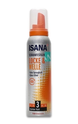 ISANA-Пінка для кучерявого волосся Isana Сильна фіксація 150 мл-4305615630106-