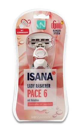 ISANA-Станок для гоління жіночий Isana Pace 6 1 шт-4305615134888-