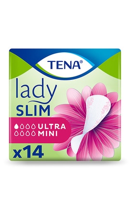 TENA-Прокладки урологические Tena Lady Slim Ultra Mini 14 шт-7322541115832-