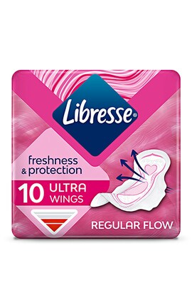 LIBRESSE-Прокладки женские гигиенические Libresse Ultra 10 шт-7322540883411-