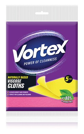 VORTEX-Серветки для прибирання віскозні Vortex 5 шт-4820048488112-