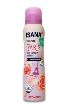 ISANA-Дезодорант-спрей Isana Paris 24H Rossmann жіноча 150 мл-4305615679129-