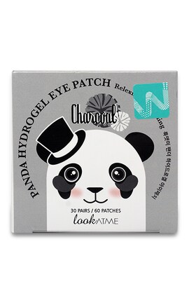 LOOK AT ME-Патчі під очі Look at me Panda Hydrogel Eye Patch Charcoal Гідрогелеві Розслаблення та життєва сила 60 шт-8809417490082-