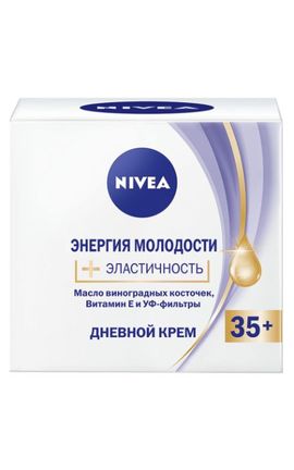 NIVEA-Крем для лица Nivea Энергия молодости 35+ дневной антивозрастной против морщин 50 мл-4005900450876-