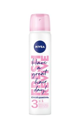 NIVEA-Шампунь сухий для волосся Nivea Fresh Revive 3 в 1 з ефектом об'єму проти жирного блиску 200 мл-4005900541598-