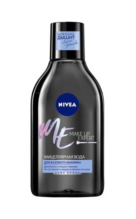 NIVEA-Мицеллярная вода для снятия макияжа Nivea Make Up Expert для базового макияжа 400 мл-4005900575487-