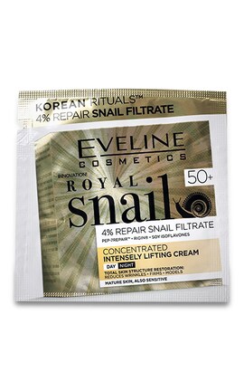 EVELINE-Крем для лица Eveline Cosmetics Royal Snail 50+ Дневной Ночной Интенсивный лифтинг Для всех типов кожи 1,5 мл-5901761995923-